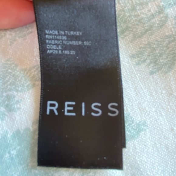 NWOT Reiss Dusty Rose and Black Dress - Picture 9 of 12